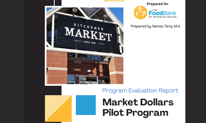 Cover page of the Market Dollars Program evaluation report